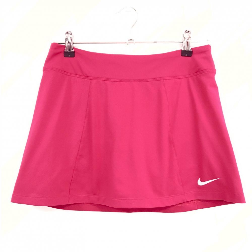 【超美品】ナイキゴルフ スカート パープルピンク ストレッチ 内側インナーパンツ DRY-FIT レディース S ゴルフウェア NIKE