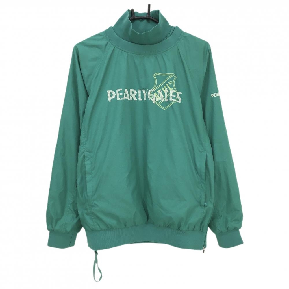 パーリーゲイツ ツインスニード グリーン ロゴプリント白 蓄熱裏地 ブルゾン レディース 2(L) ゴルフウェア PEARLY GATES