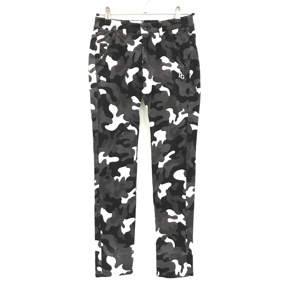 パーリーゲイツ パンツ グレー×白×黒 迷彩 30周年 カモフラ  レディース 00(XS) ゴルフウェア PEARLY GATES