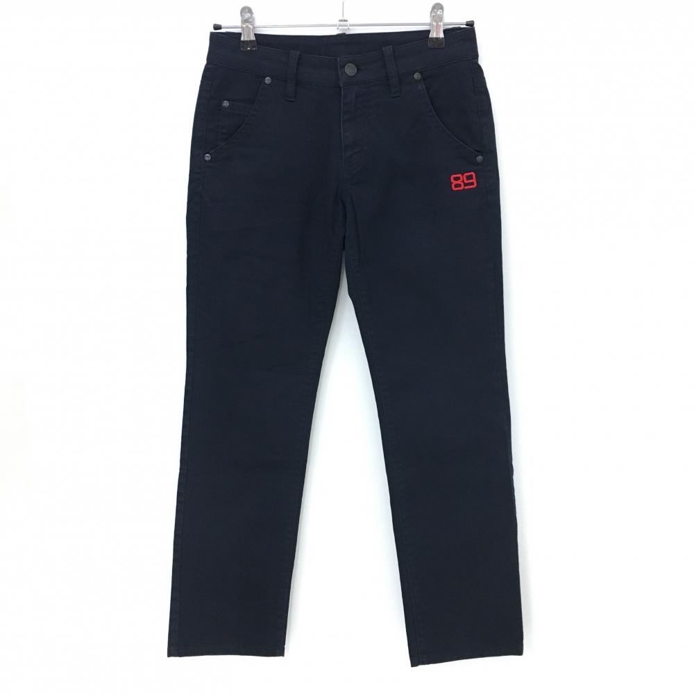 パーリーゲイツ パンツ ダークネイビー バックロゴプリント  レディース 0(S) ゴルフウェア PEARLY GATES