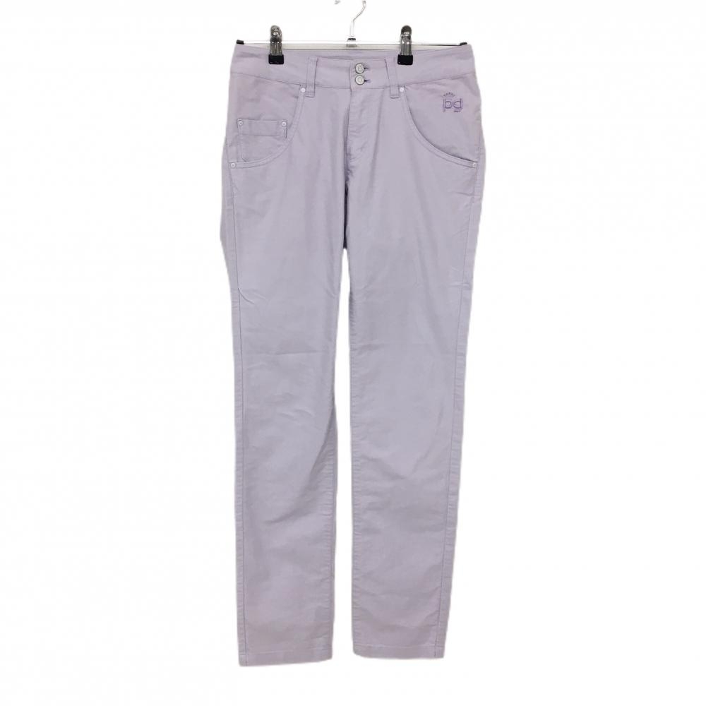 【美品】パーリーゲイツ パンツ ライトパープル ストレッチ レディース 0(S) ゴルフウェア PEARLY GATES