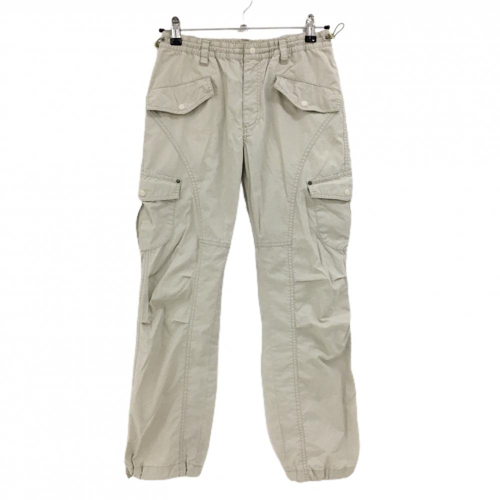 【美品】パーリーゲイツ カーゴパンツ ベージュ ウエストゴム  レディース 0(S) ゴルフウェア PEARLY GATES