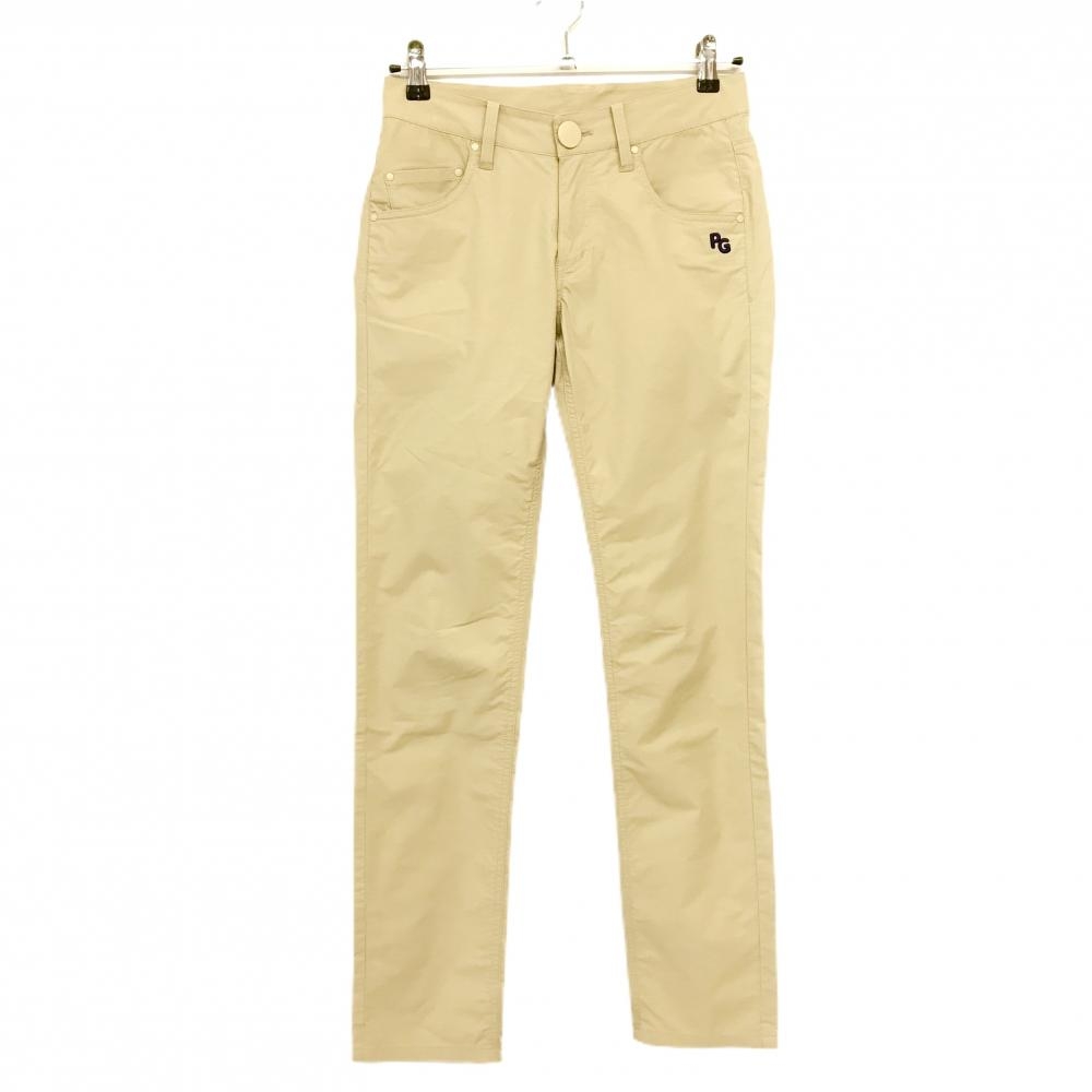 パーリーゲイツ パンツ ベージュ ニコちゃん スマイル レディース 0(S) ゴルフウェア PEARLY GATES
