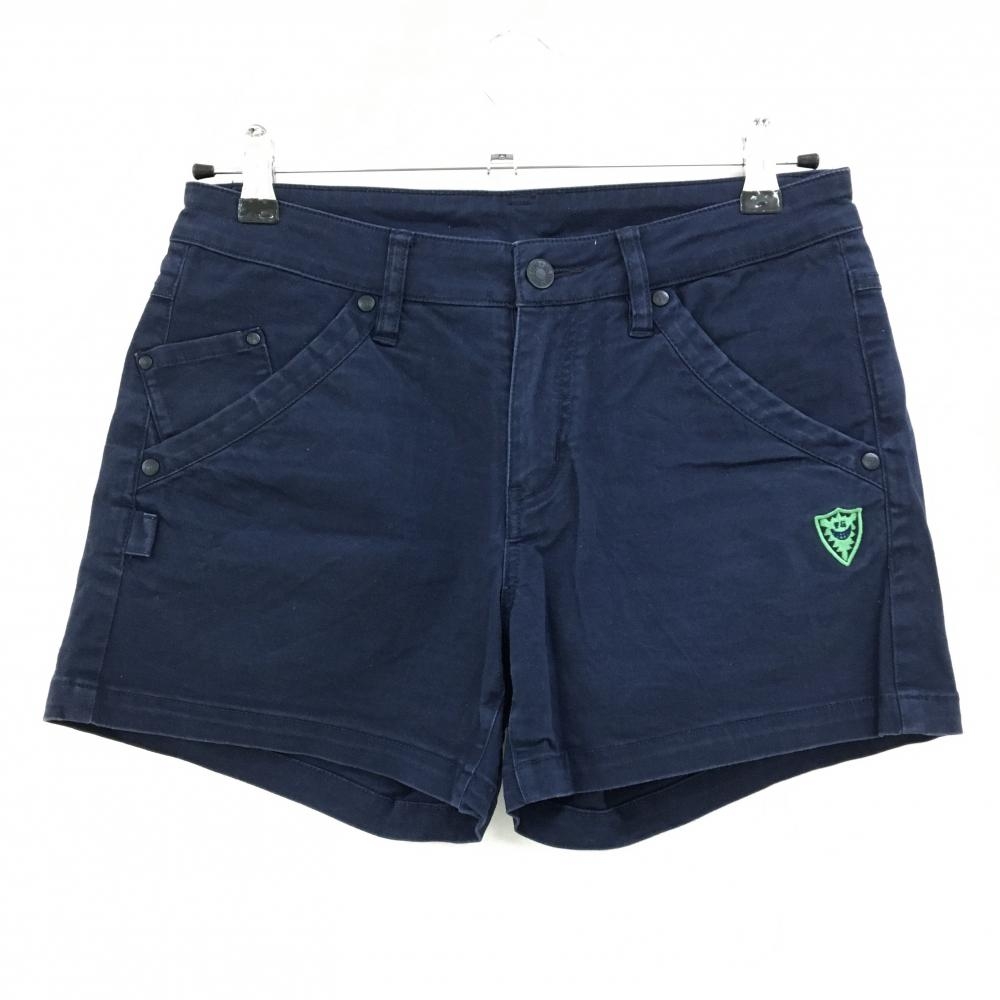 パーリーゲイツ ショートパンツ ネイビー ストレッチ レディース 1(M) ゴルフウェア PEARLY GATES