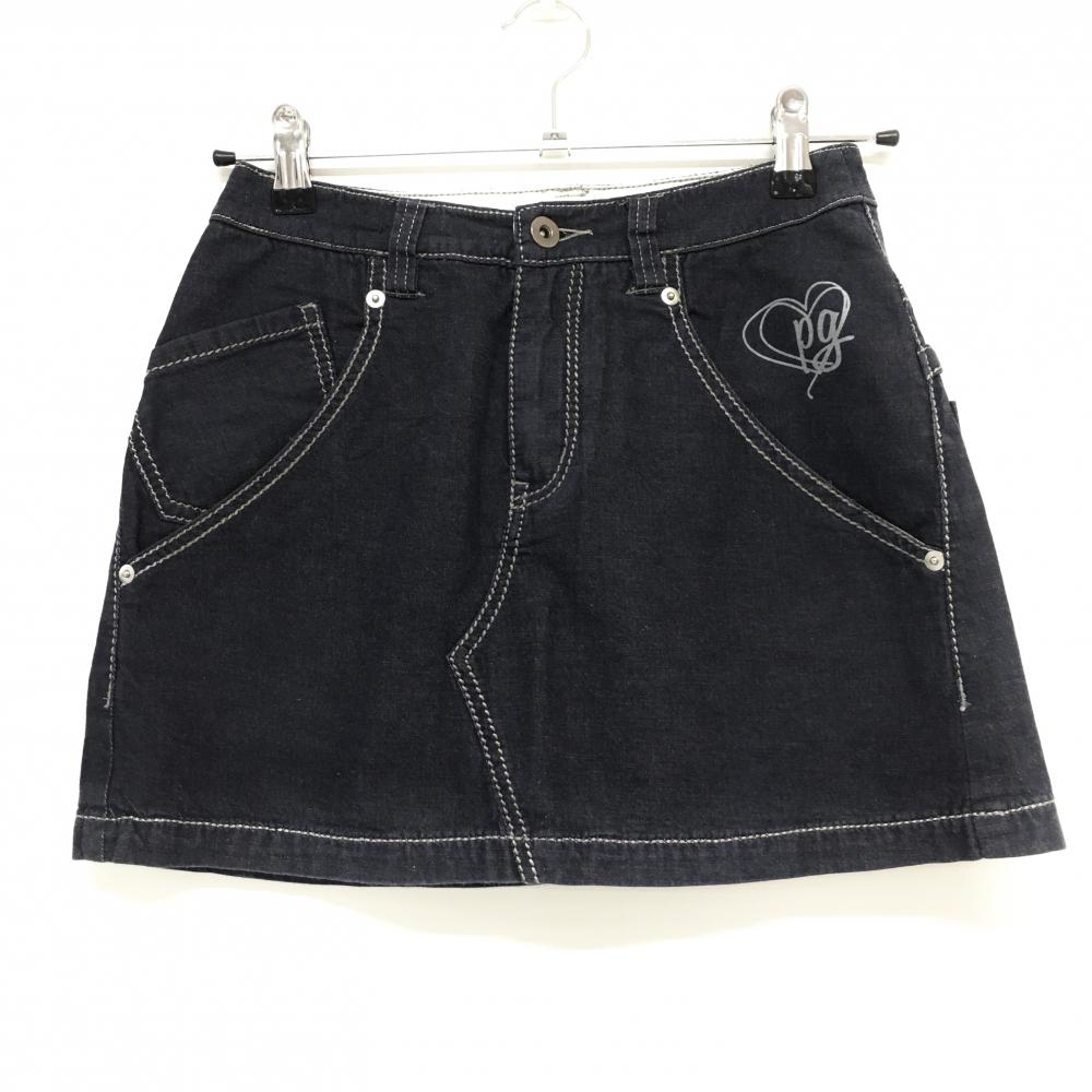 パーリーゲイツ スカート ダークネイビー デニム調 ティー装着可 レディース 0(S) ゴルフウェア PEARLY GATES