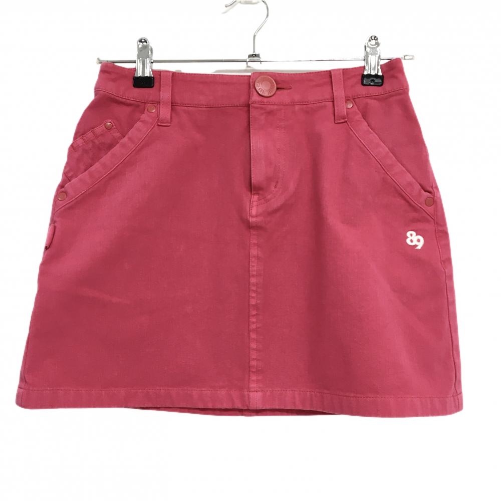 パーリーゲイツ スカート ピンク ロゴ白 ティー装着可 レディース 00(XS) ゴルフウェア PEARLY GATES