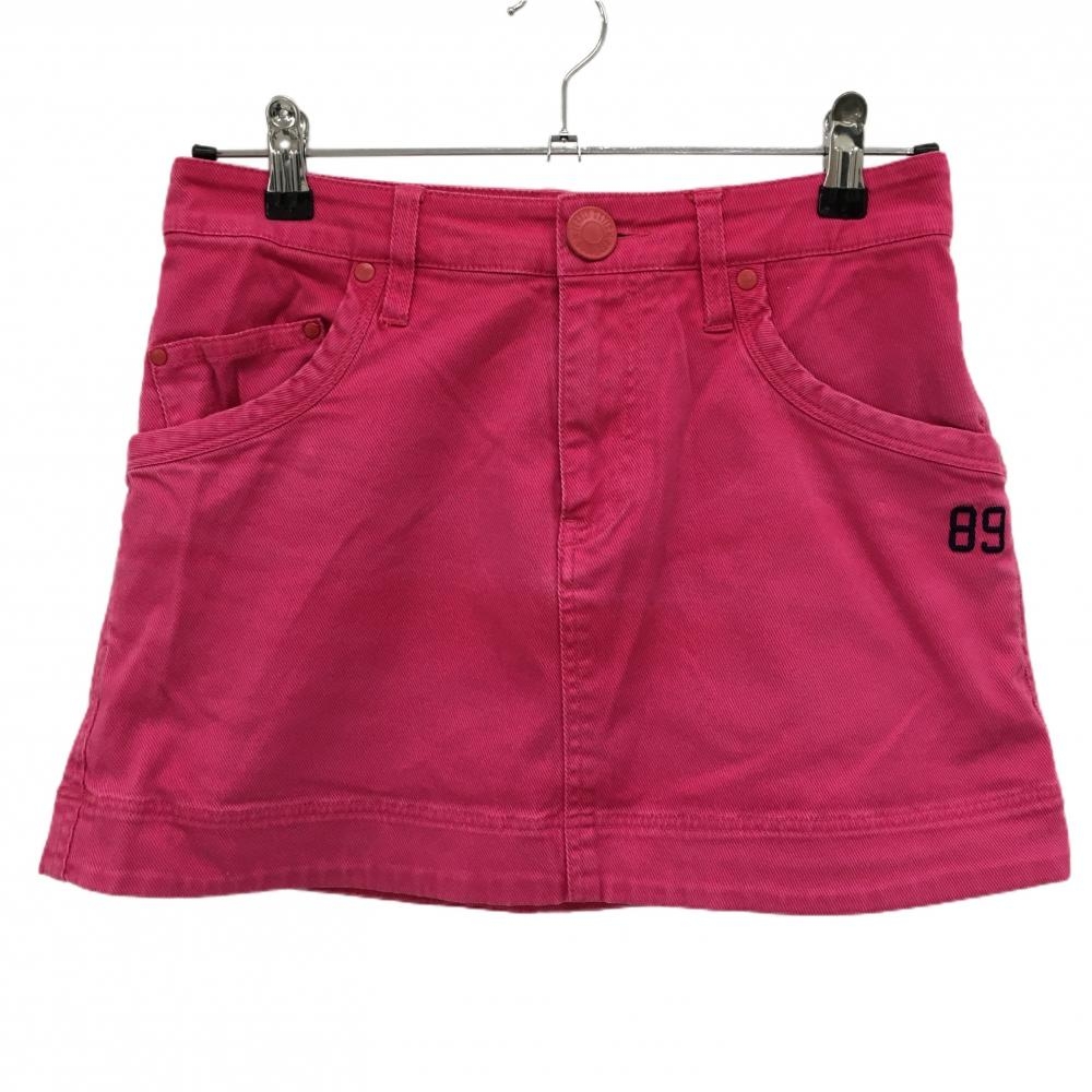 パーリーゲイツ スカート ピンク 無地 後サクランボ  レディース 1(M) ゴルフウェア PEARLY GATES