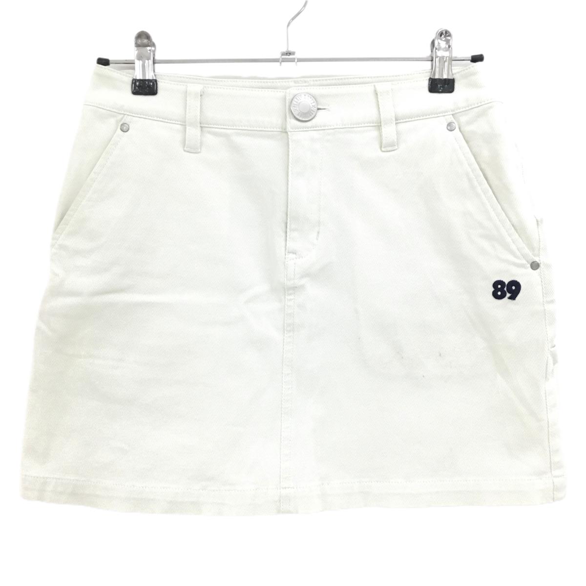 パーリーゲイツ スカート 白 ストレッチ  レディース 1(M) ゴルフウェア PEARLY GATES