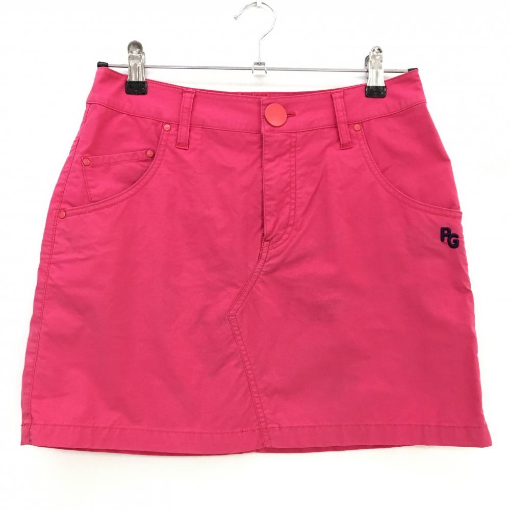 パーリーゲイツ スカート レッドピンク ニコちゃん スマイル  レディース 0(S) ゴルフウェア PEARLY GATES
