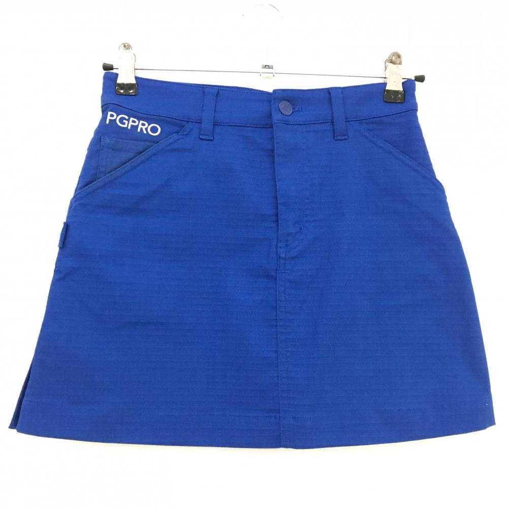 【美品】パーリーゲイツ スカート ブルー ストレッチ  レディース 00(XS) ゴルフウェア 2024年モデル PEARLY GATES