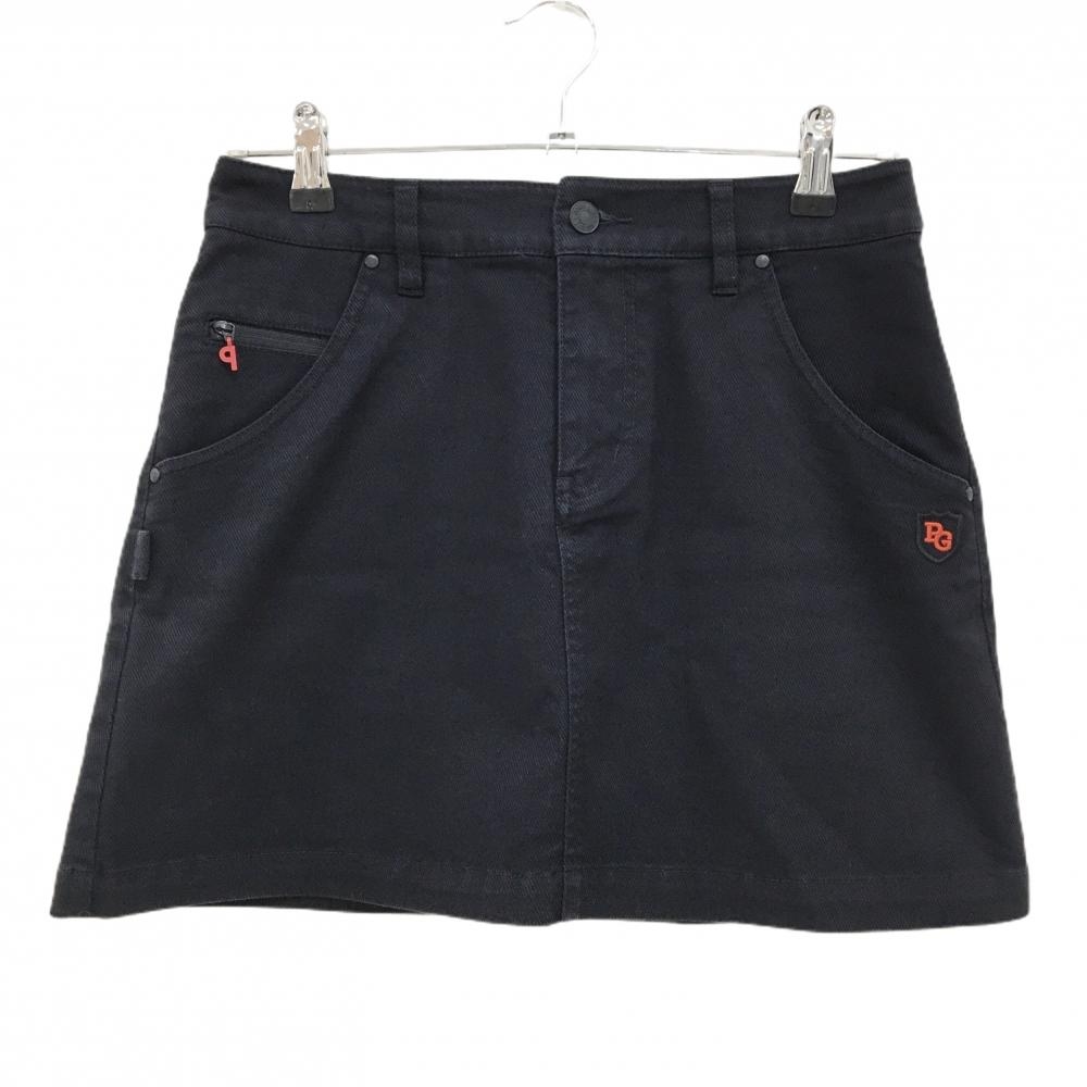 パーリーゲイツ スカート ダークネイビー シンプル 後ポケットロゴ刺しゅう レディース 1(M) ゴルフウェア PEARLY GATES