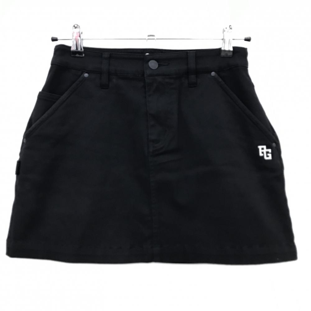 【美品】パーリーゲイツ スカート ネイビー×白 コットン混 ストレッチ  レディース 0(S) ゴルフウェア PEARLY GATES