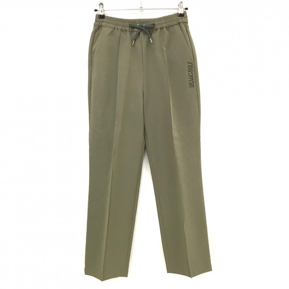 【新品】ビームスゴルフ パンツ カーキ ウエストゴム ストレッチ レディース S ゴルフウェア BEAMS GOLF