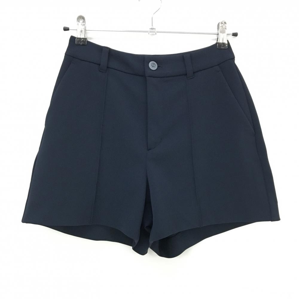 【超美品】ビームスゴルフ ショートパンツ ネイビー 無地 レディース S ゴルフウェア 2024年モデル BEAMS GOLF