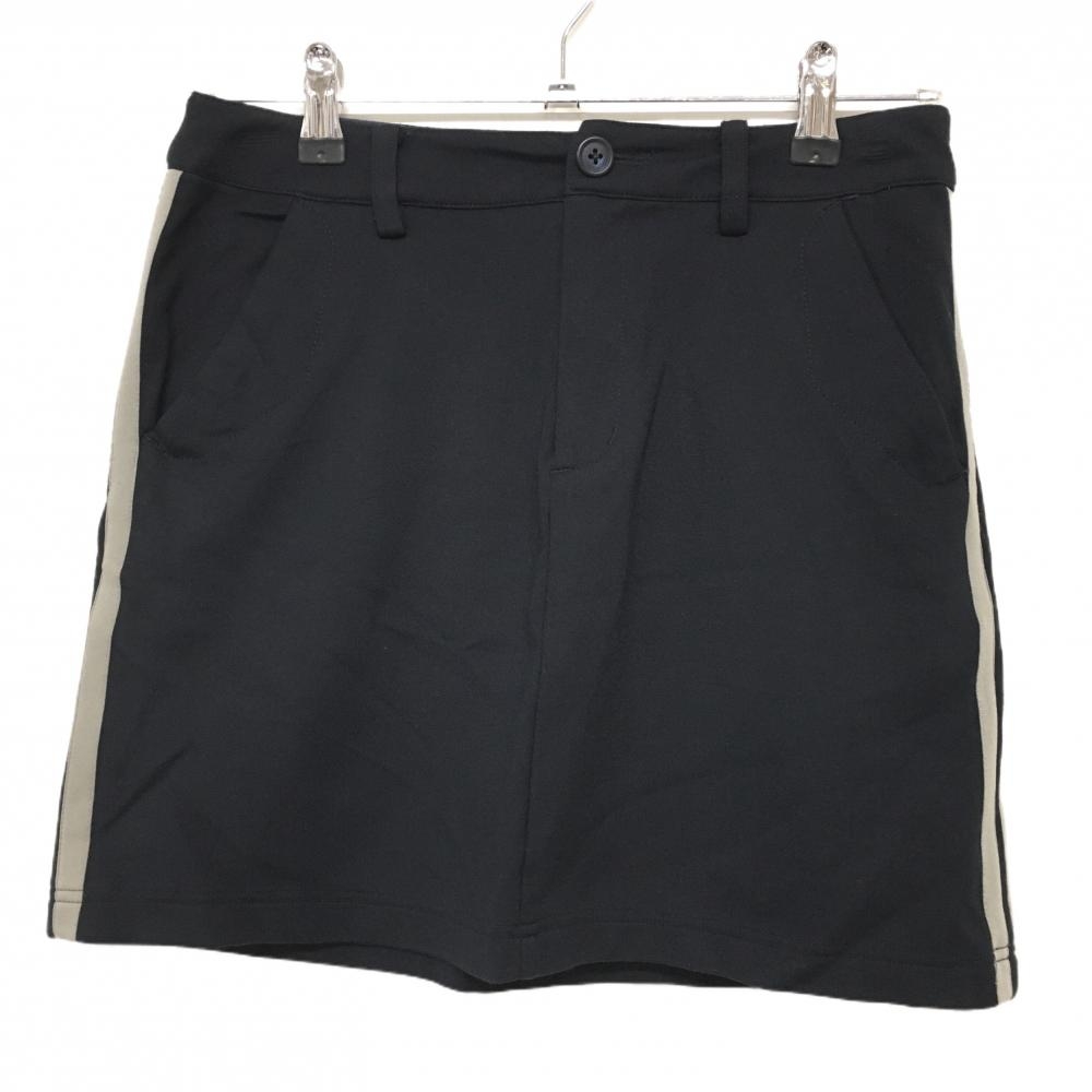 【美品】ビームスゴルフ スカート ネイビー×グレー サイドライン レディース M ゴルフウェア BEAMS GOLF