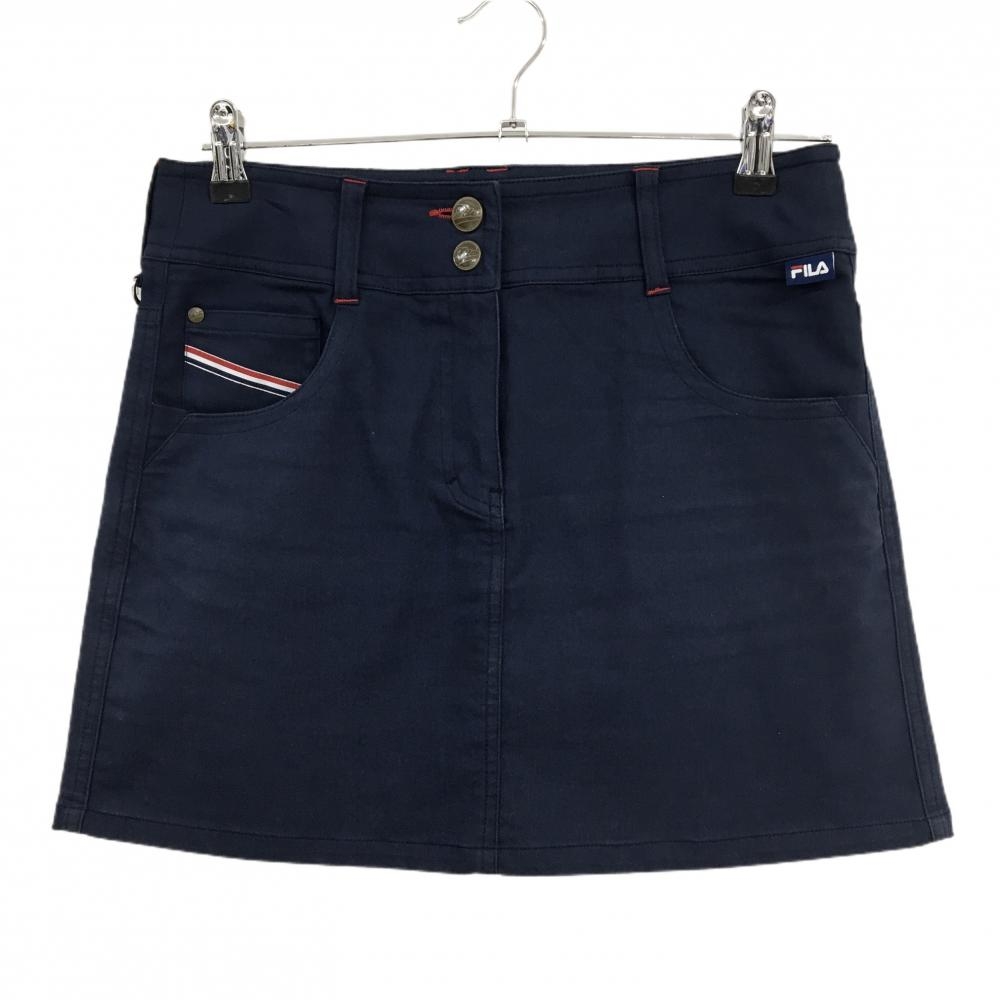 フィラゴルフ スカート ネイビー ストレッチ  レディース M ゴルフウェア FILA GOLF