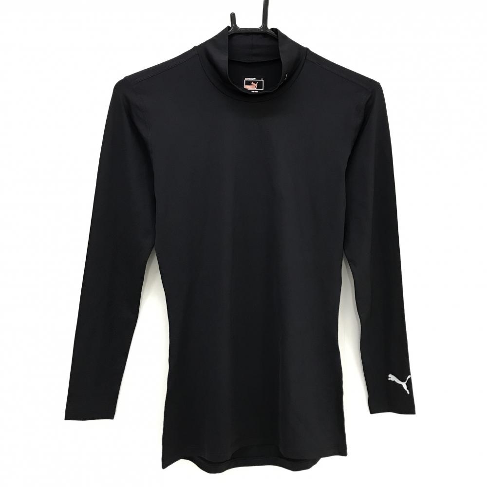 【新品】プーマ コンプレッションハイネックシャツ ダークパープル ストレッチ UVケア インナー レディース S ゴルフウェア PUMA