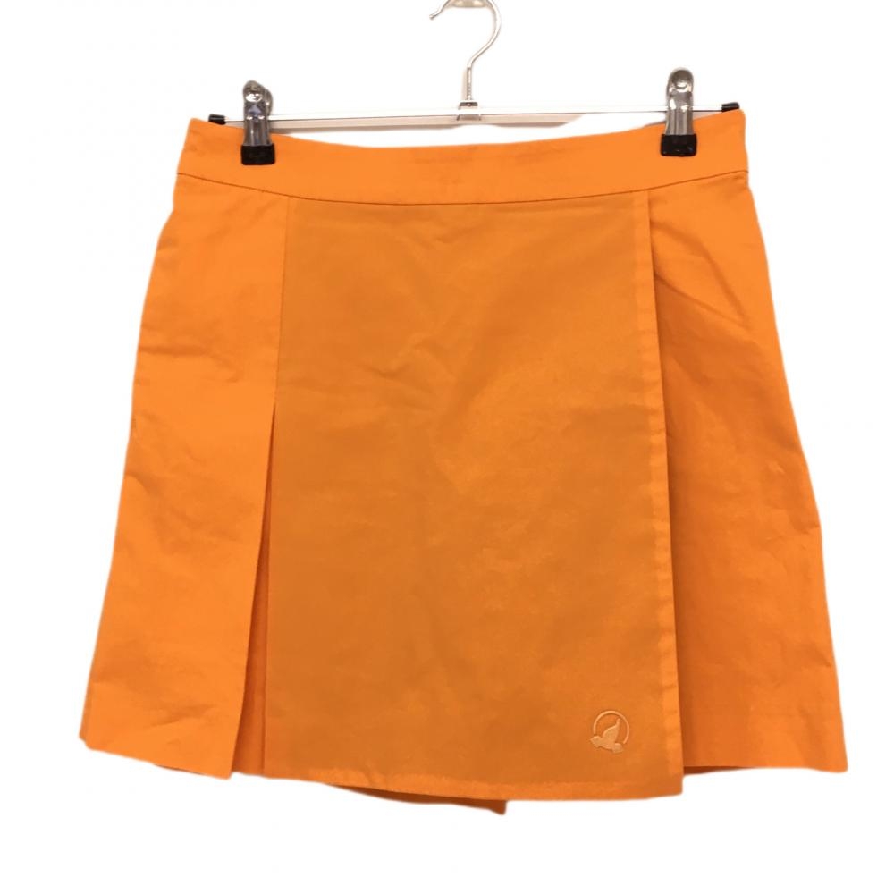 【超美品】ホンマ キュロットスカート オレンジ ストレッチ レディース 11 ゴルフウェア HONMA
