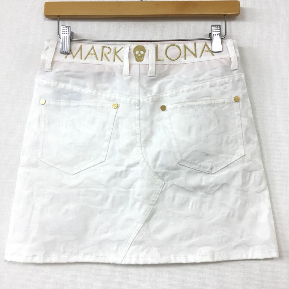 MARK&LONA マークアンドロナ メッシュスカート スカル ホワイト系 40 