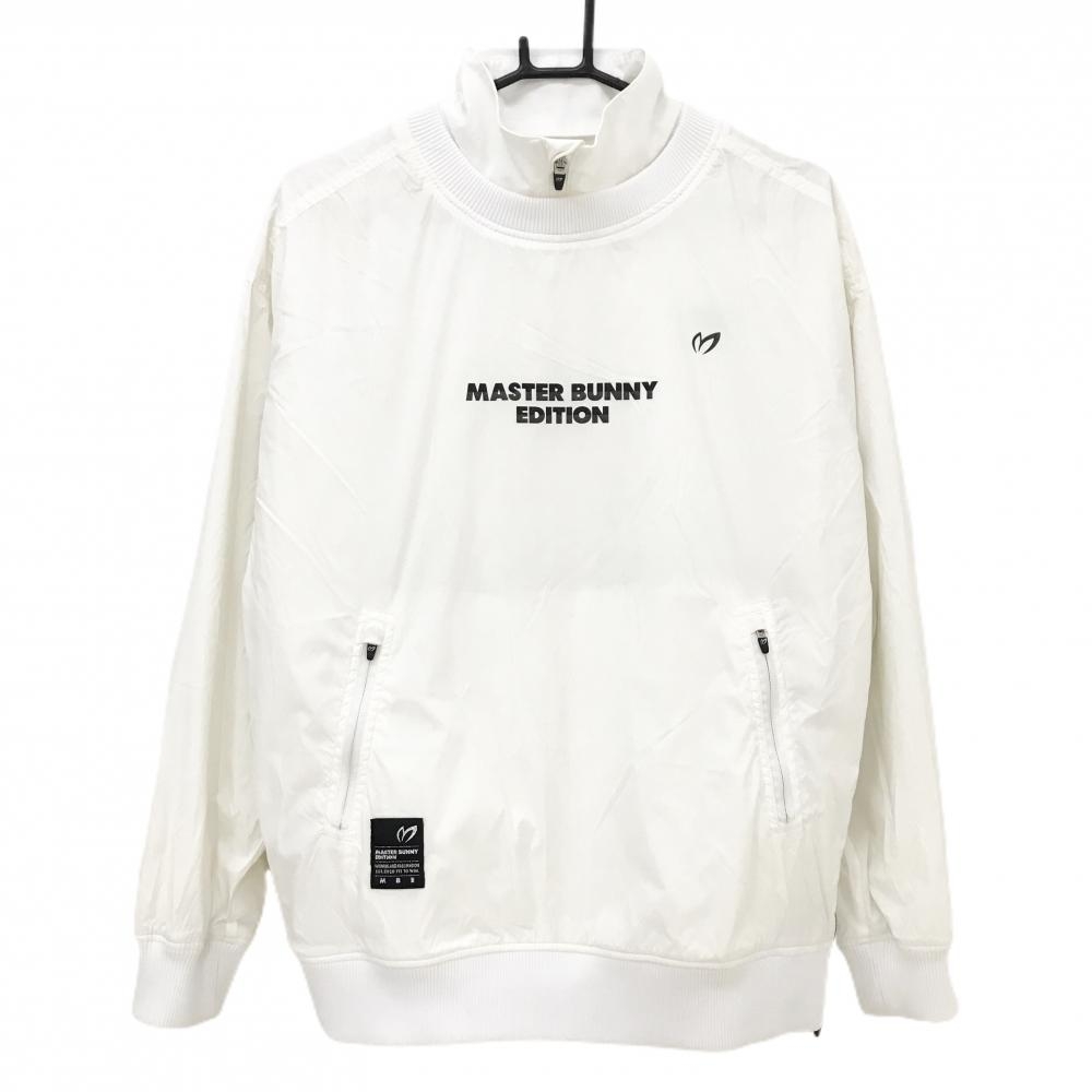 【美品】マスターバニー ツインナイロンスニード アイボリー×黒 レディース 2(L) ゴルフウェア 2023年モデル MASTER BUNNY EDITION