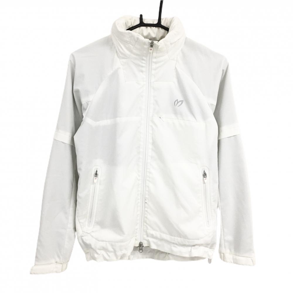 マスターバニー ジャケット 白 蓄熱裏地 フード収納可 レディース 0(S) ゴルフウェア MASTER BUNNY EDITION