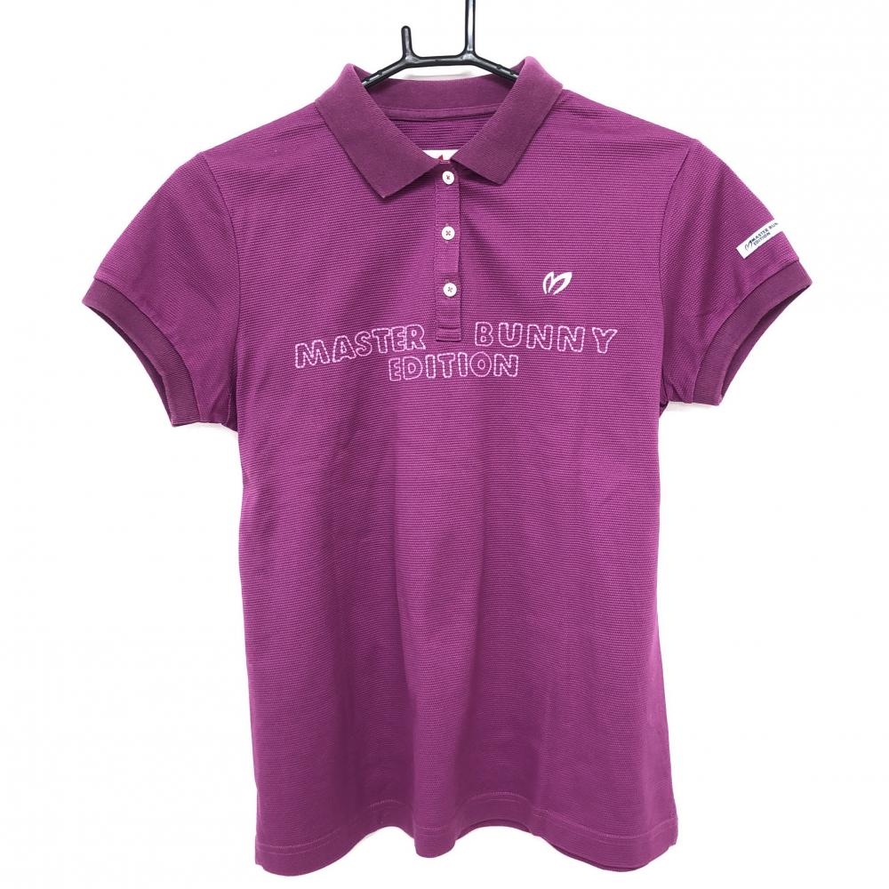 人気沸騰ブラドン 美品ゴルフウェア 半袖シャツ ピンク L ボーダー レディース