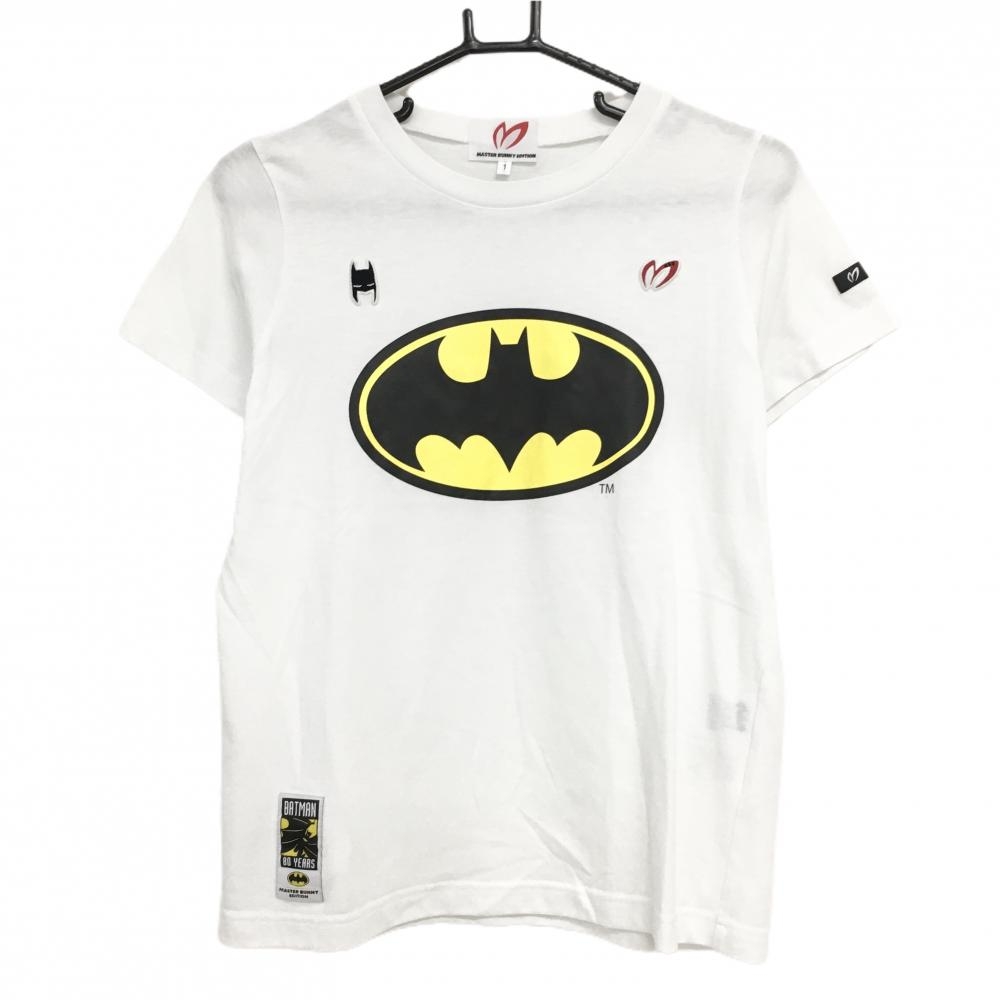 マスターバニー×BATMAN Tシャツ 白×黒 バットマン コラボ レディース 1(M) ゴルフウェア MASTER BUNNY EDITION -  中古ゴルフウェア通販サイトReonard(レオナード)