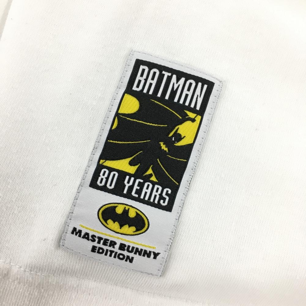 マスターバニー×BATMAN Tシャツ 白×黒 バットマン コラボ レディース 1(M) ゴルフウェア MASTER BUNNY EDITION -  中古ゴルフウェア通販サイトReonard(レオナード)