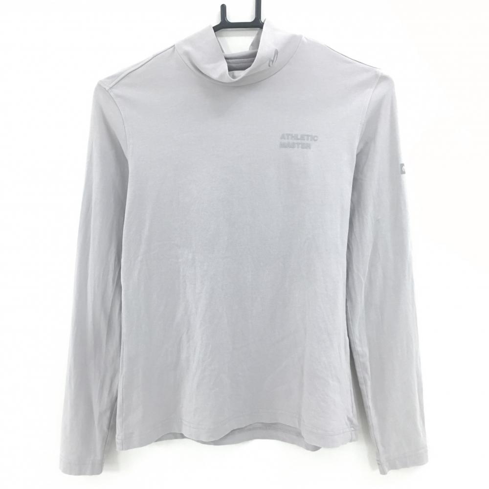 マスターバニー 長袖ハイネックシャツ グレー コットン混 レディース 1(M) ゴルフウェア MASTER BUNNY EDITION