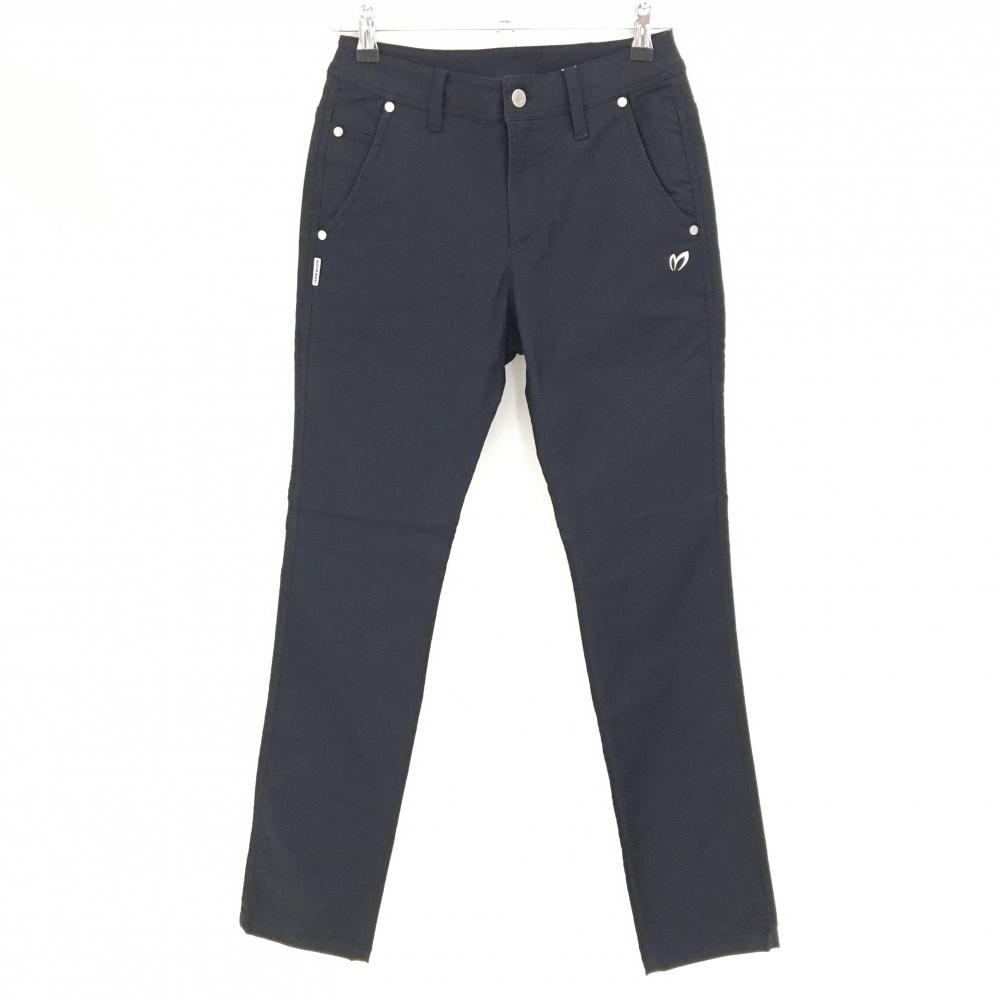 【新品】マスターバニー パンツ ダークネイビー ストレッチ 接触冷感 レディース 0(S) ゴルフウェア MASTER BUNNY EDITION