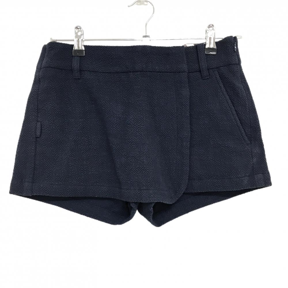 マスターバニー ショートパンツ ネイビー 凹凸織生地 レディース 0(S) ゴルフウェア MASTER BUNNY EDITION