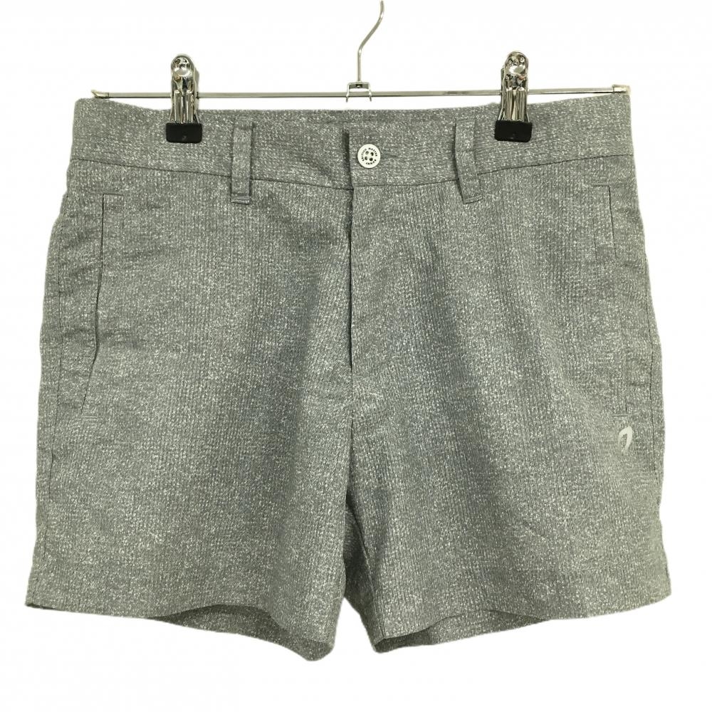 【超美品】マスターバニー ショートパンツ 杢グレー 薄手 レディース 1(M) ゴルフウェア MASTER BUNNY EDITION
