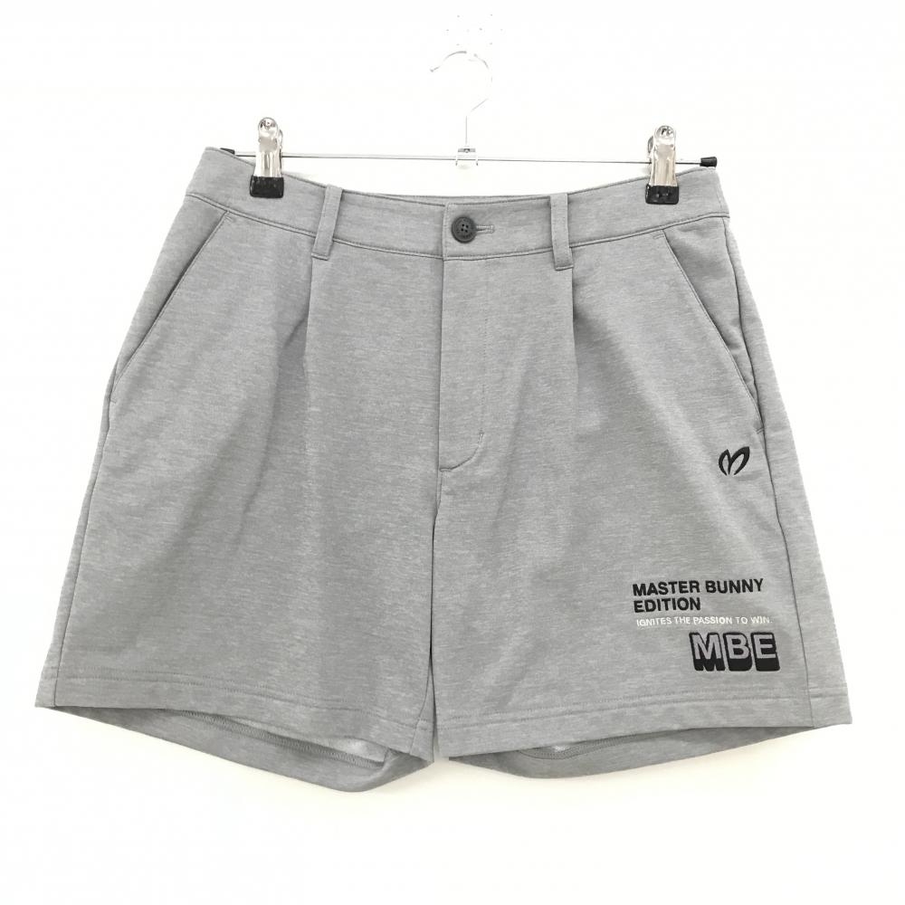 【超美品】マスターバニー ショートパンツ グレー ストレッチ  レディース 1(M) ゴルフウェア 2024年モデル MASTER BUNNY EDITION