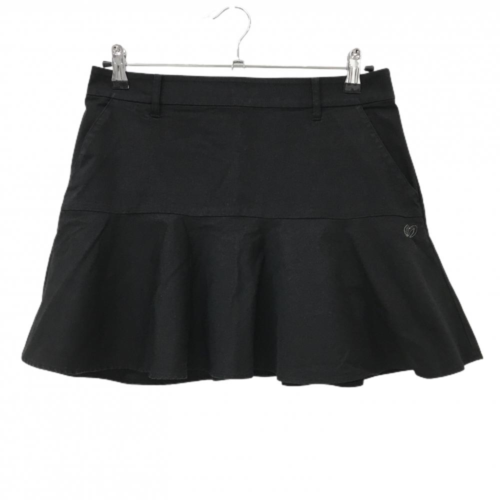 マスターバニー スカート 黒 切替裾フレア レディース 2(L) ゴルフウェア 2023年モデル MASTER BUNNY EDITION