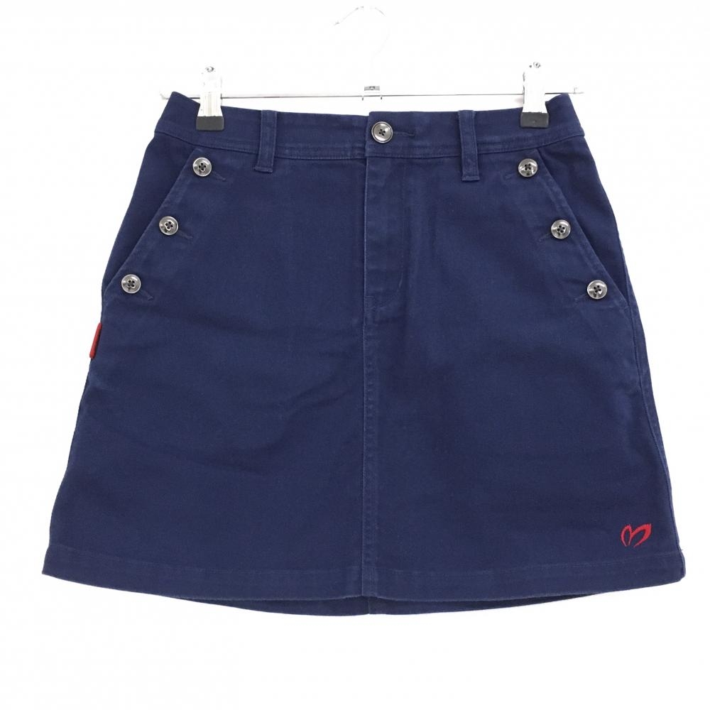 マスターバニー スカート ネイビー ポケット口ボタン  レディース 00(XS) ゴルフウェア MASTER BUNNY EDITION