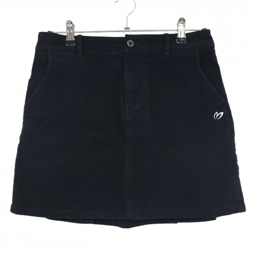 マスターバニー コーデュロイスカート ダークネイビー ロゴ刺しゅう ストレッチ レディース 2(L) ゴルフウェア MASTER BUNNY EDITION