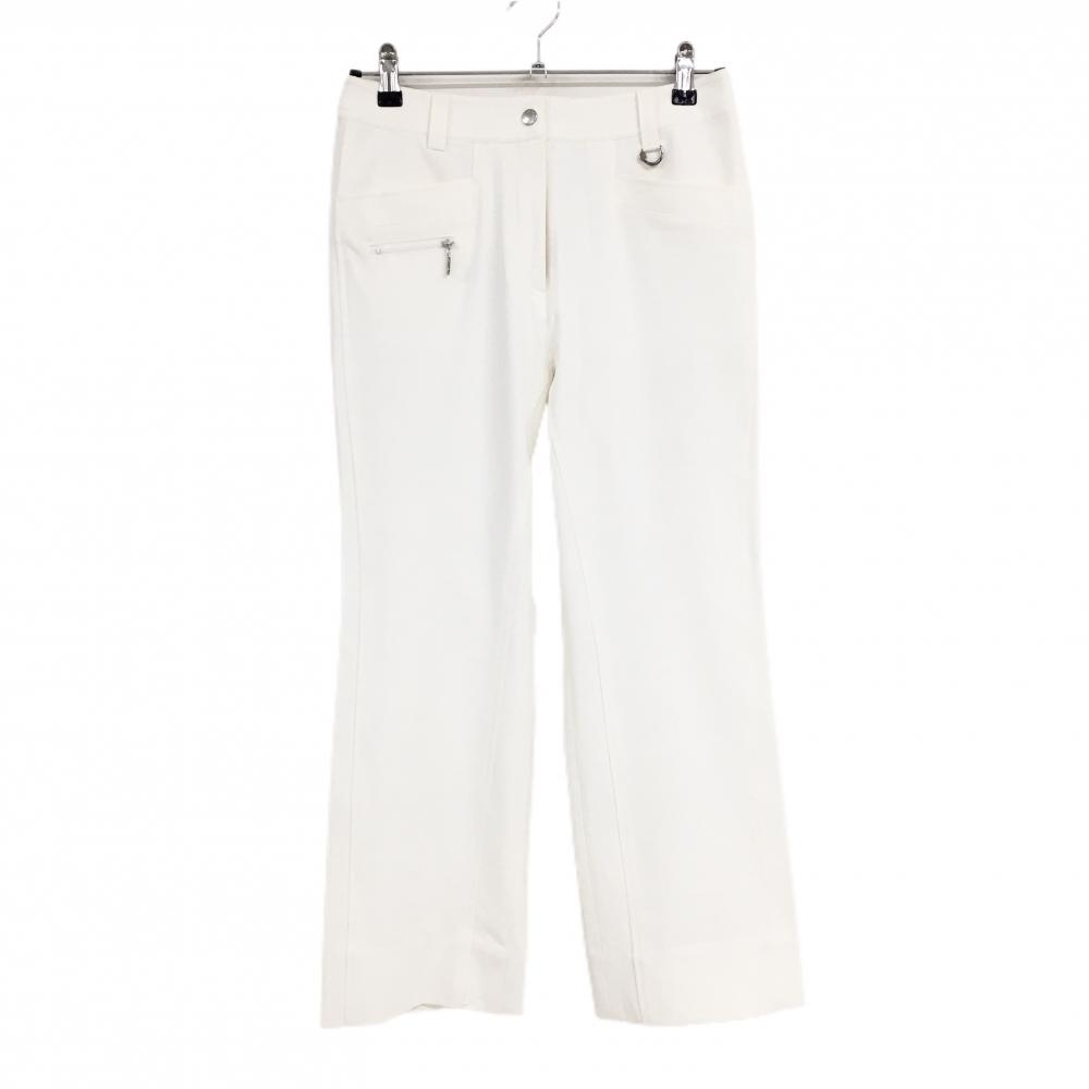 マンシングウェア パンツ 白 バックロゴ レディース 11 ゴルフウェア Munsingwear