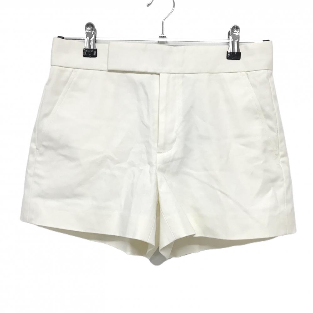 ポロラルフローレン ショートパンツ アイボリー 紙タグ付 無地 レディース 150/68A ゴルフウェア Ralph Lauren