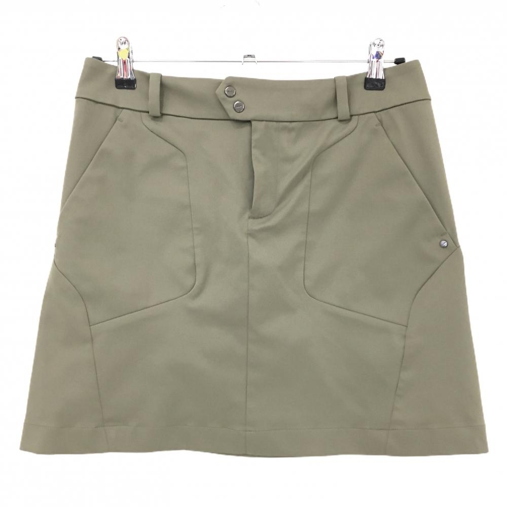 【美品】RLXラルフローレン スカート カーキ ストレッチ 内側インナーパンツ レディース 2(M) ゴルフウェア Ralph Lauren