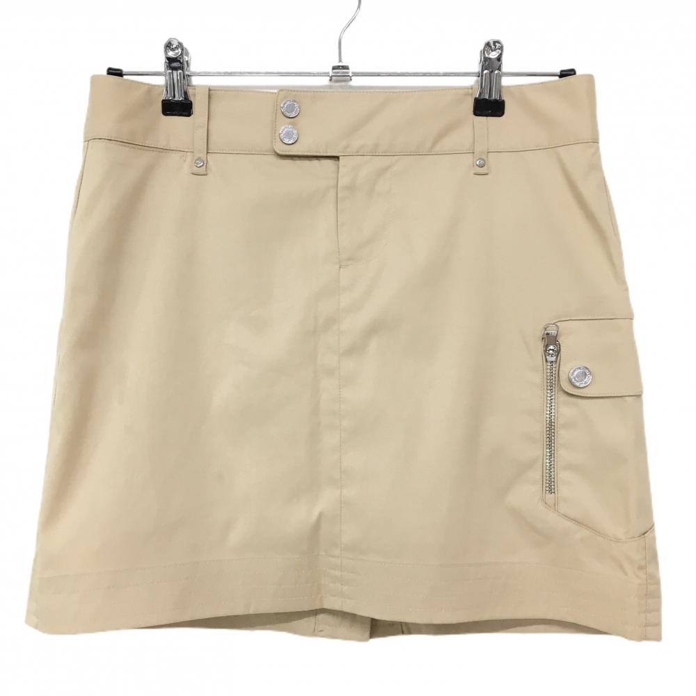 【美品】ラルフローレンゴルフ スカート ベージュ サイドポケット レディース 0(XS) ゴルフウェア Ralph Lauren