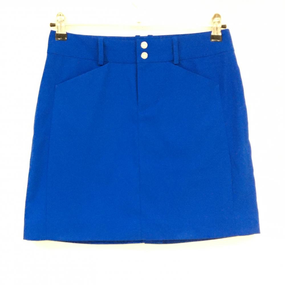 【超美品】ポロゴルフ スカート ブルー シンプル ストレッチ  レディース 00(XS) ゴルフウェア Ralph Lauren
