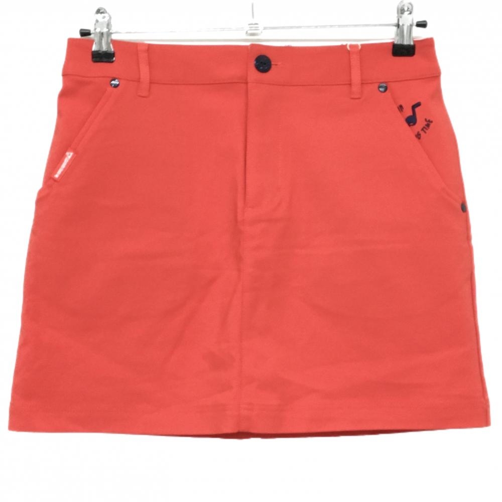 【新品】ルコックゴルフ スカート レッド ストレッチ  レディース 9 ゴルフウェア le coq sportif