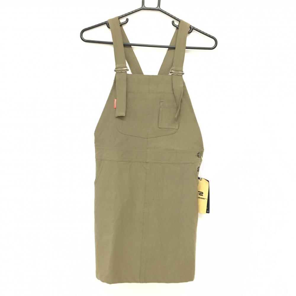 【新品】ロサーセン サロペット カーキ ストレッチ 撥水 ナイロン混 オーバーオール レディース S ゴルフウェア 2025年モデル Rosasen