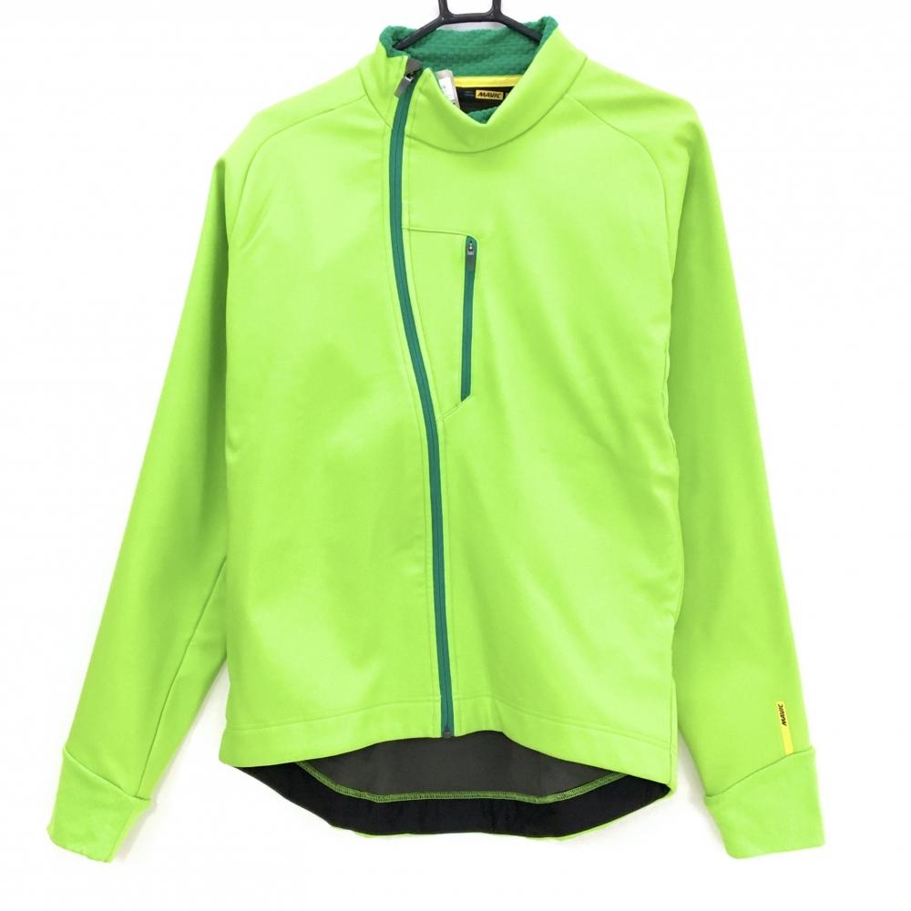 【新品】マヴィック ジャケット ライトグリーン×グリーン 裏起毛 COLDRIDE  メンズ L ゴルフウェア MAVIC