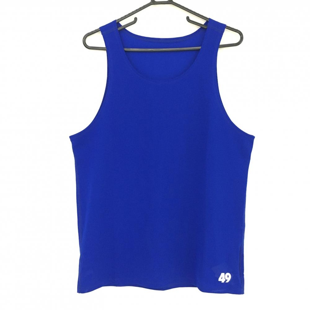 【新品】ティーエフダブリュー メッシュタンクトップ ブルー インナーシャツ メンズ 4 ゴルフウェア TFW49