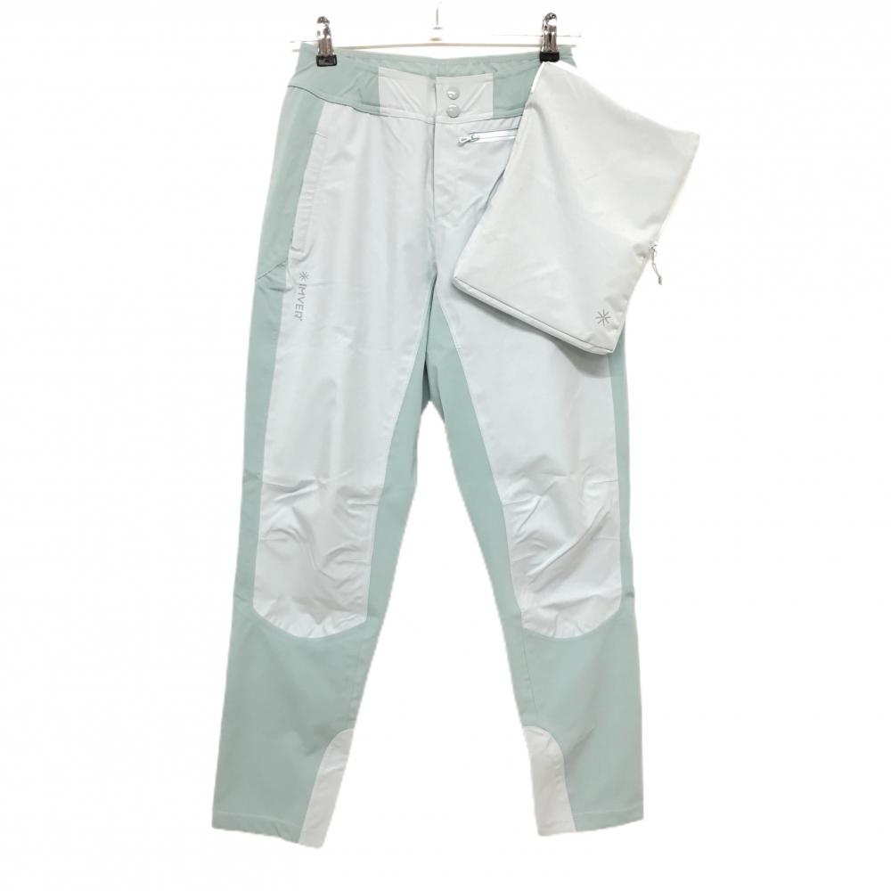 【超美品】インベル パンツ ライトブルー レインパンツ 防風 収納袋 メンズ S ゴルフウェア IMVER
