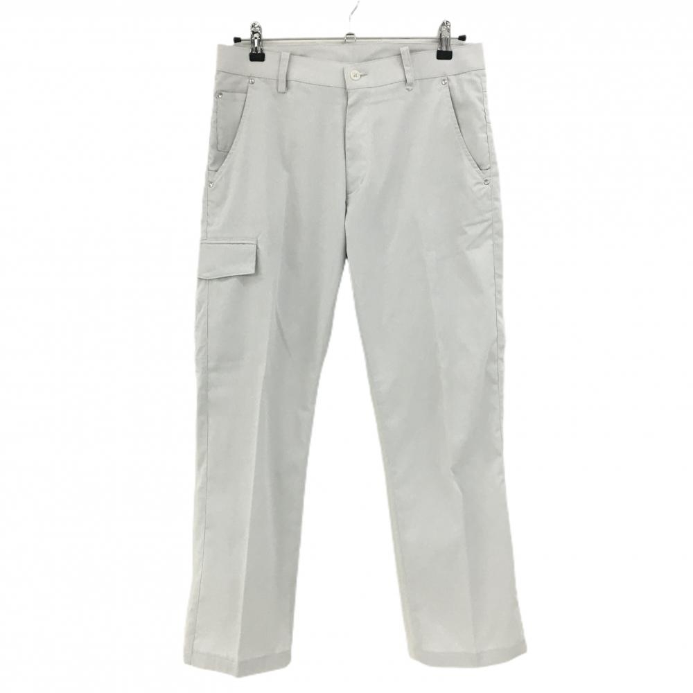 【美品】カルバンクライン パンツ ライトグレー系 地模様 メンズ 79 ゴルフウェア Calvin Klein golf