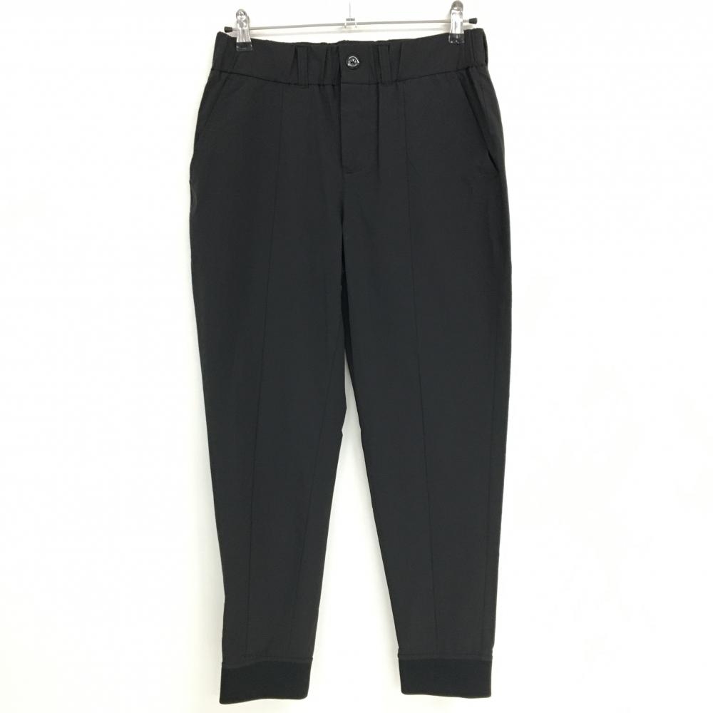 【超美品】エスルド ジョガーナイロンパンツ 黒 ストレッチ 裾ロゴ メンズ XL ゴルフウェア SLDO.