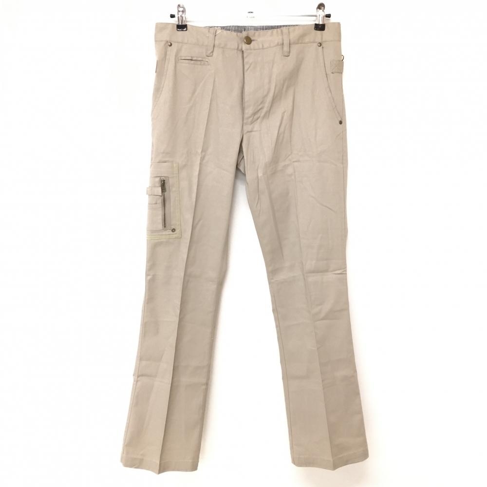 【新品】ファウンダースクラブ パンツ ベージュ ティー装着可 ストレッチ メンズ L ゴルフウェア Founders Club