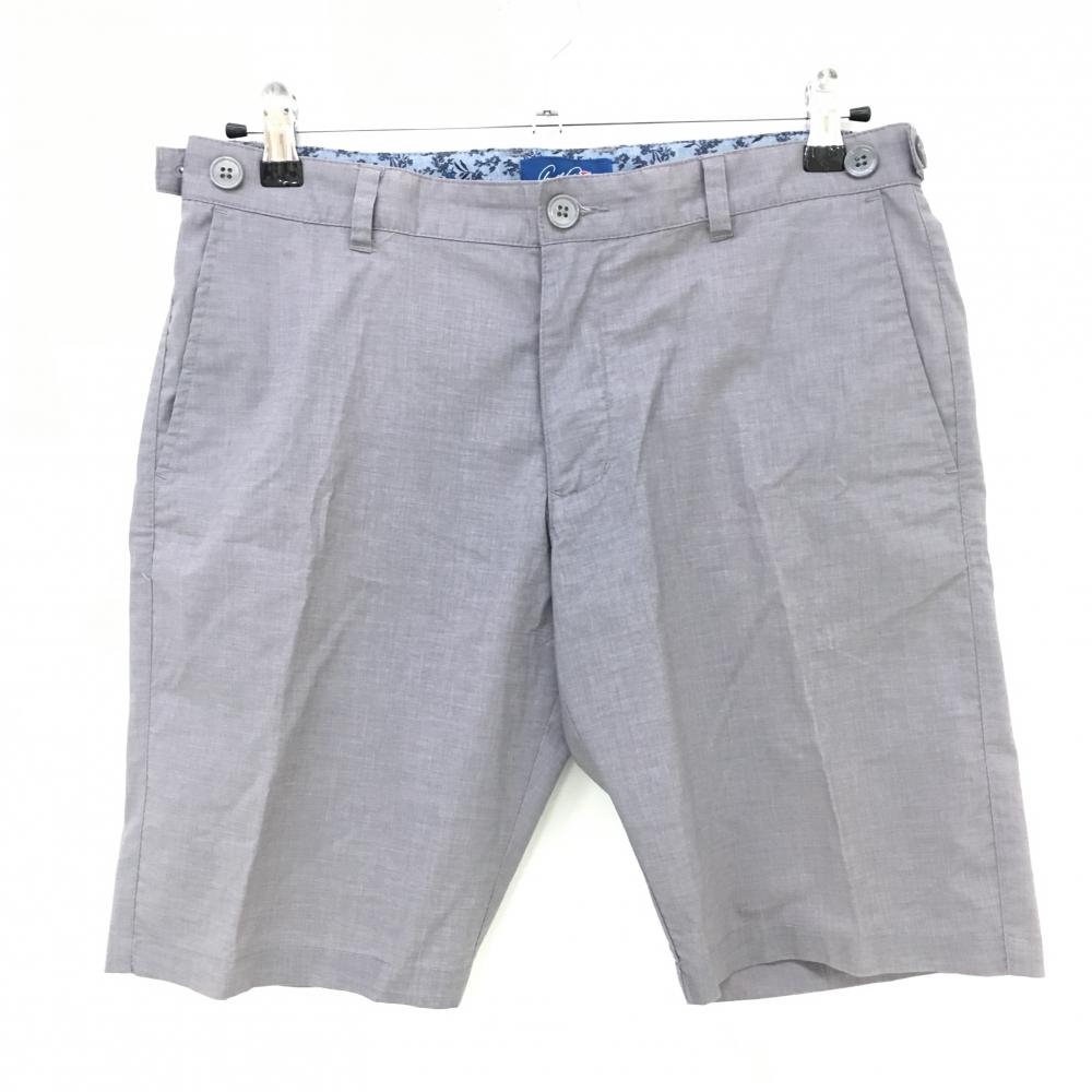 【超美品】アーノルドパーマーゴルフ ハーフパンツ グレー ウエスト調整 ストレッチ  メンズ M ゴルフウェア Arnold Palmer